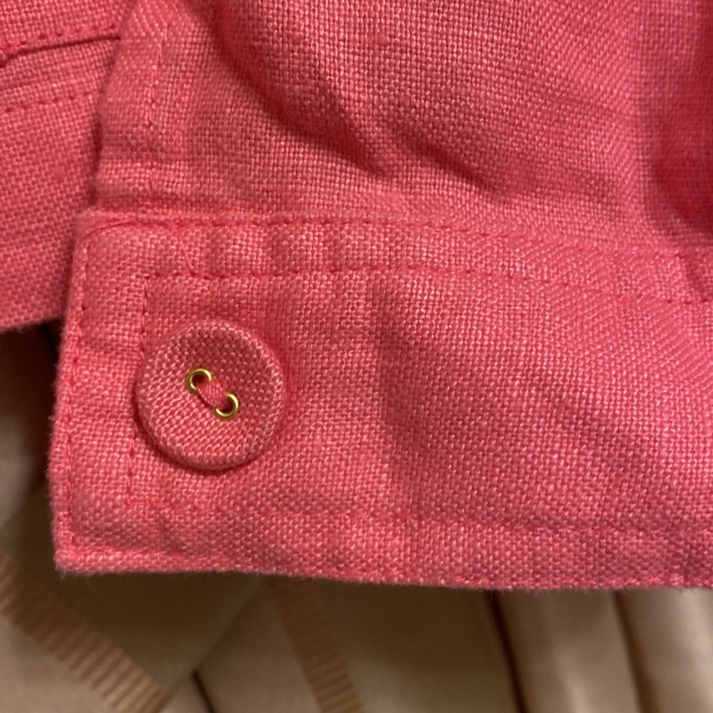 Charter Club 100% Linen Melon jacket -Large-Bundle for more discount! - Picture 5 of 10